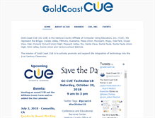Tablet Screenshot of goldcoastcue.org